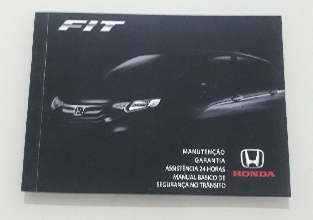 Manual de Revisão e Garantia Honda Fit 2015 2016 Carro Honda Nunca