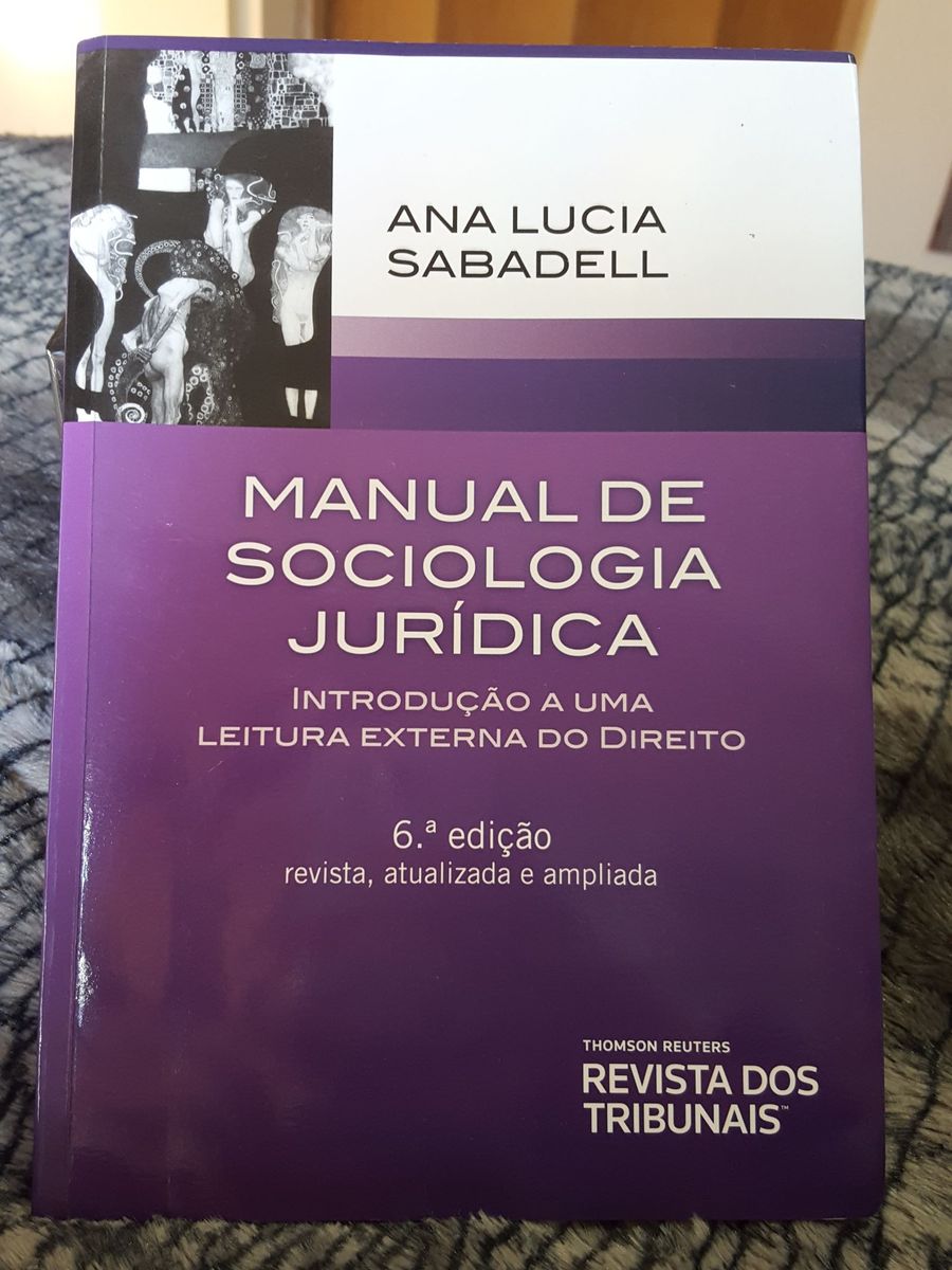 Manual De Sociologia Jurídica Ana Lucia Sabadell Livro Usado 28181447 Enjoei 3237