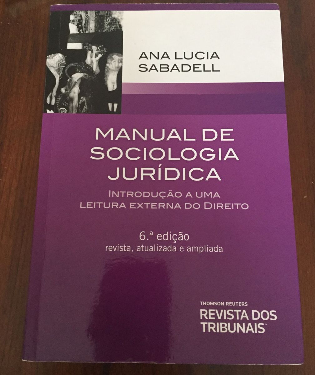 Manual De Sociologia Jurídica Ana Lucia Sabadell Livro Usado 16229590 Enjoei 4405