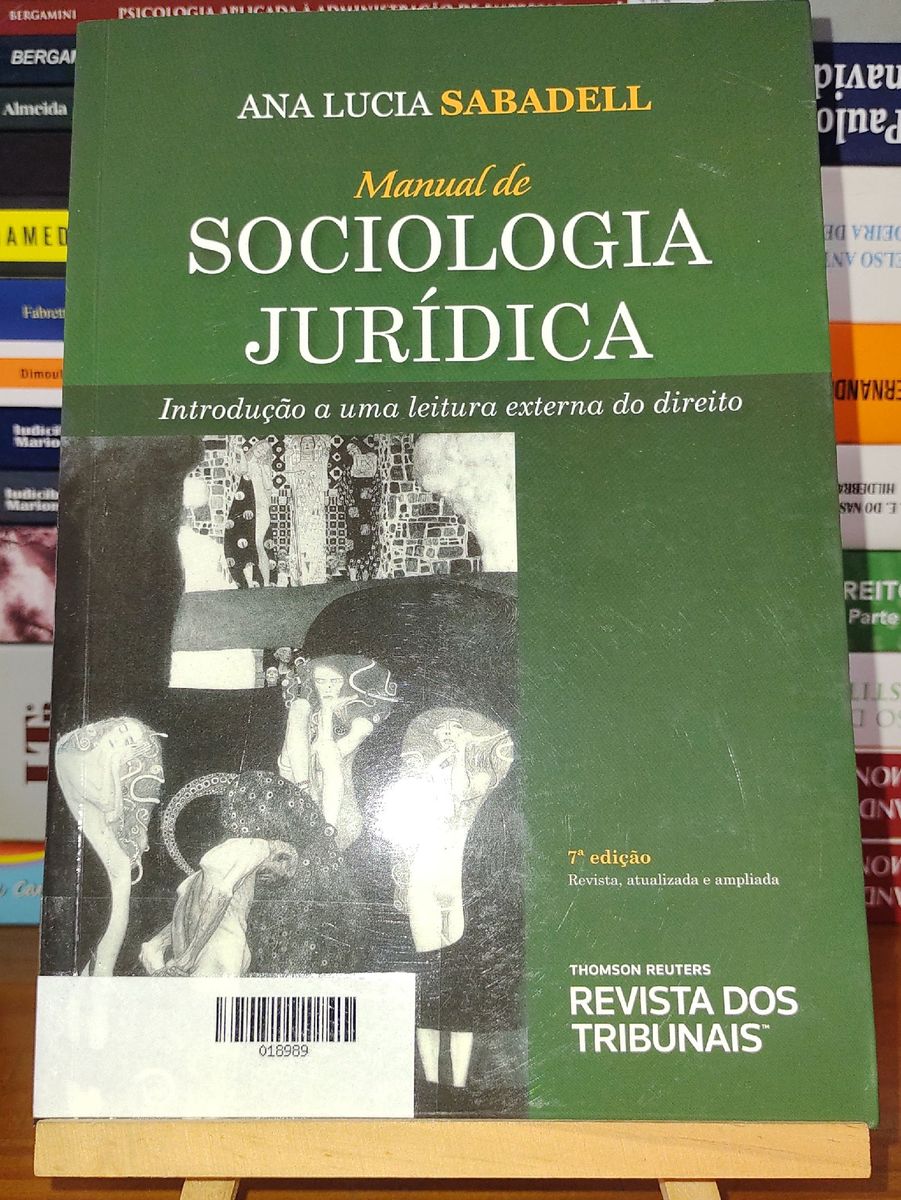Manual De Sociologia Jurídica Livro Editora Thomson Reuters Usado 76200983 Enjoei 1386