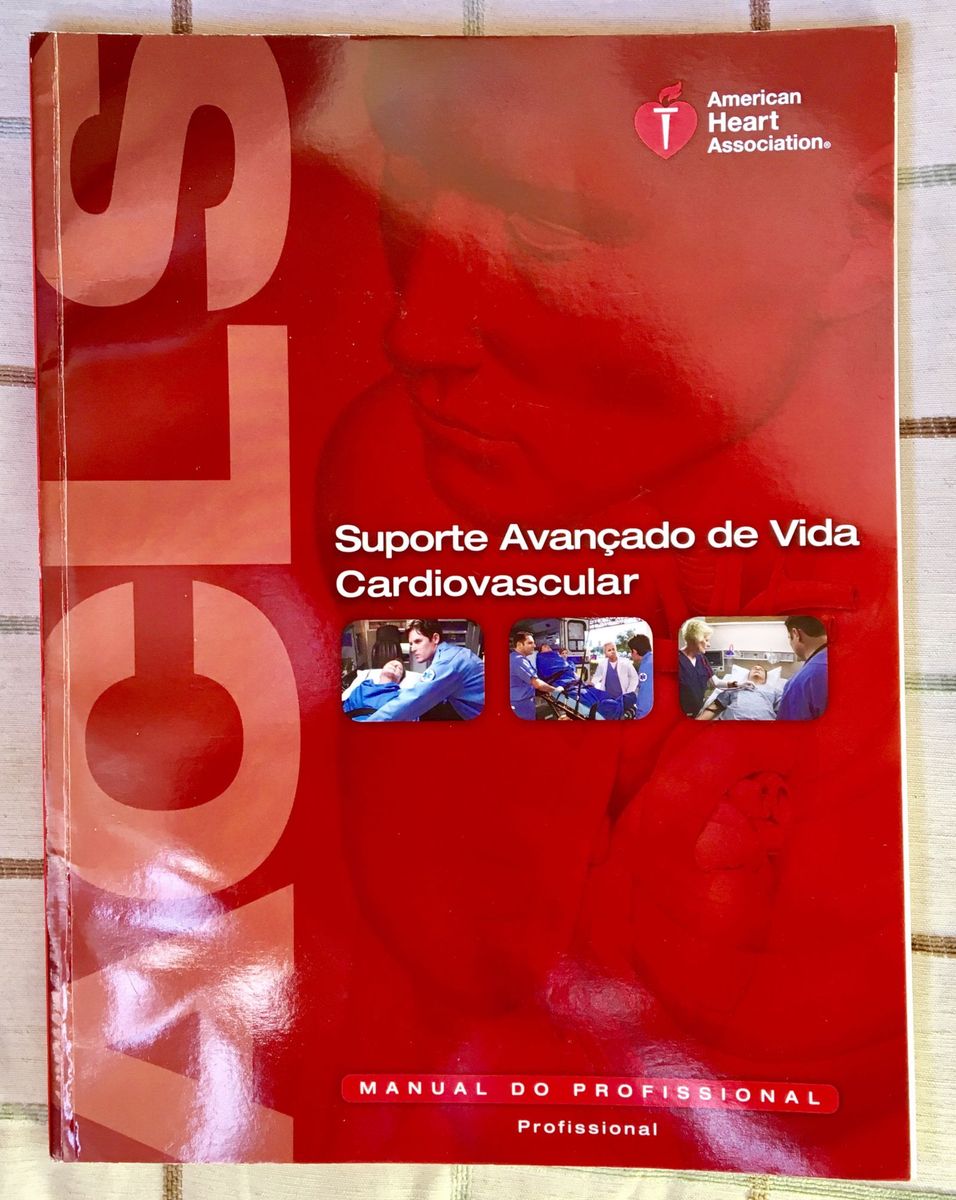 Manual do Acls Livro American Heart Association Usado 22179985 enjoei