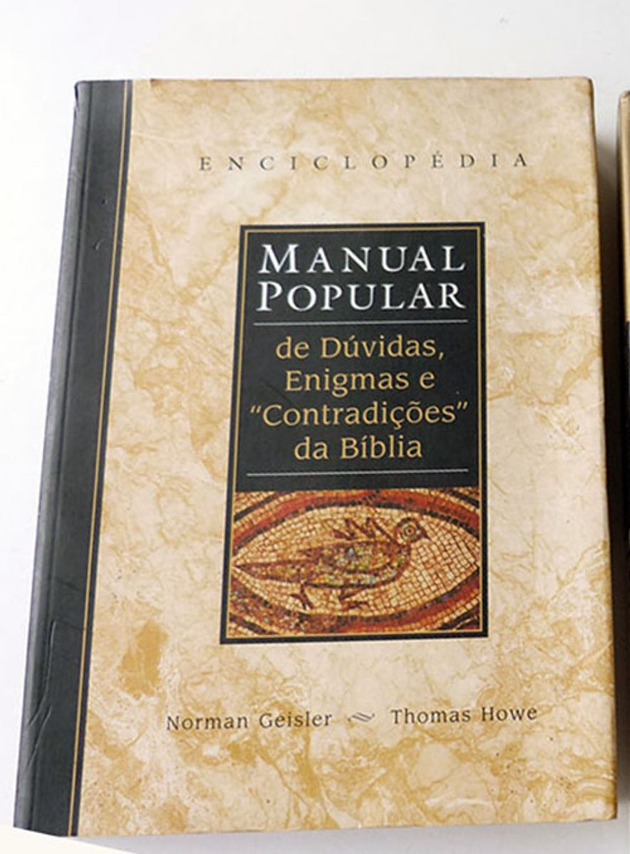 Manual Popular De Dúvidas Enigmas E Contradições Da Bíblia Enciclopedia Livro Pensamento 6267