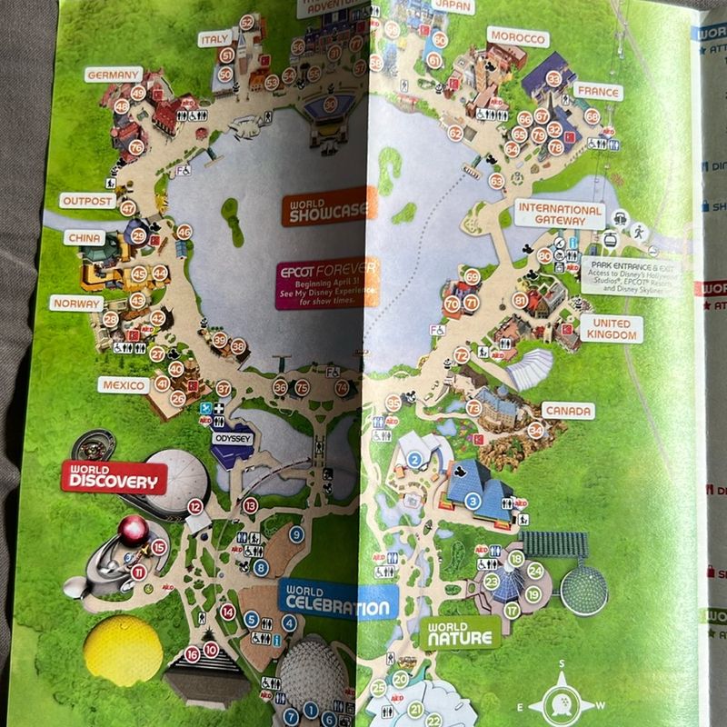 mapa de epcot