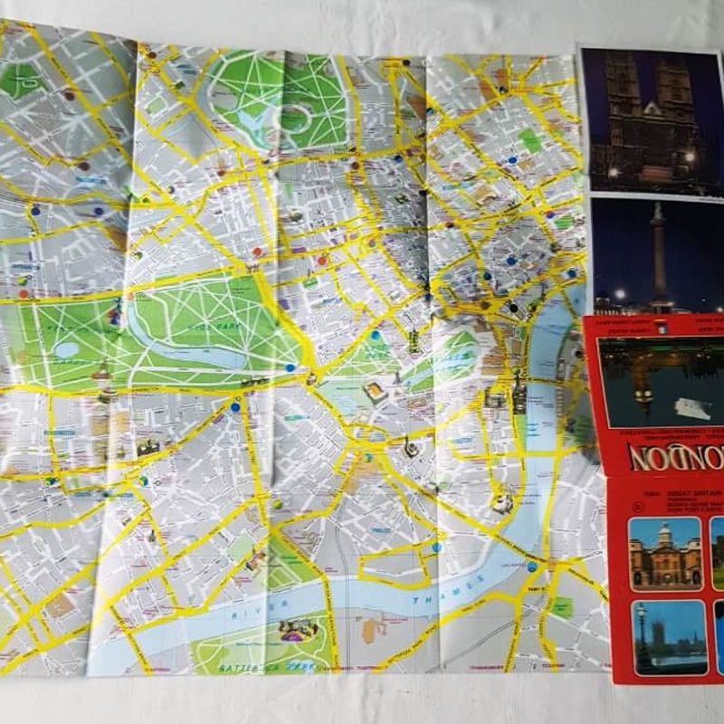 Mapa turismo londres foto - Blackdragontours.com