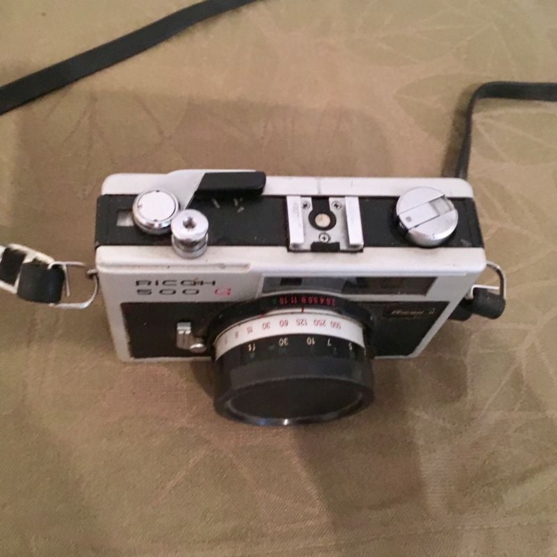 Máquina Câmera Ricoh 500 G Antiga | Máquina Fotográfica Analógica