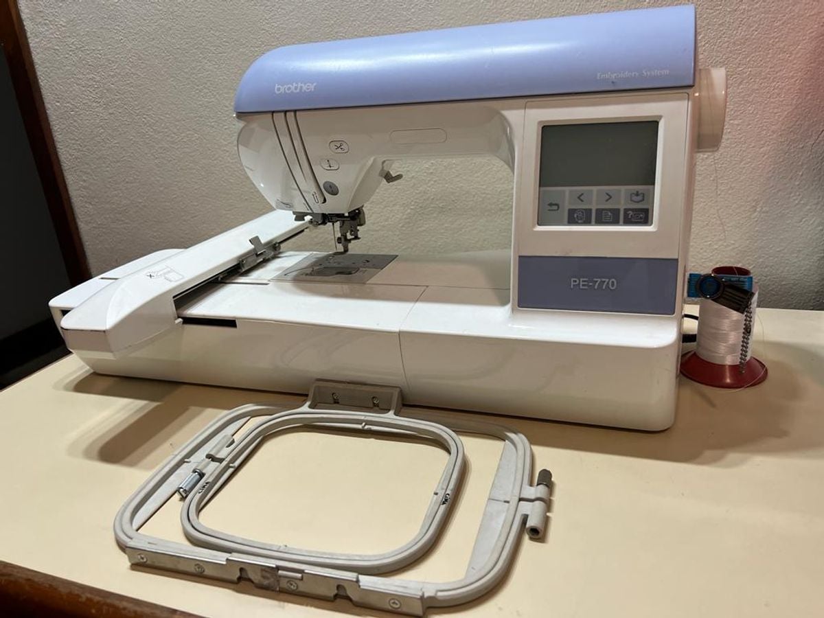 Maquina de Bordar Brother Pe-770 | Item Info & Eletro Brother Usado ...
