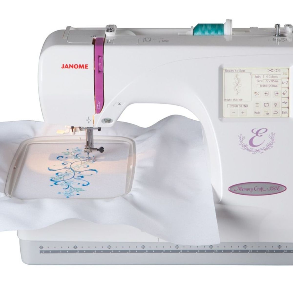 Maquina de Bordar Janome 350e Item Info & Eletro Janome Usado