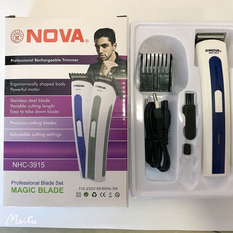 M quina de Cortar Cabelo Nova Nhc 3915 Bivolt Recarreg vel Barbeador Port til Aparador Barba M vel p Casa Altomex Nunca Usado 70118481 enjoei