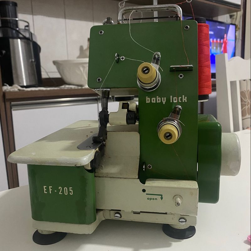 Máquina de Costura Baby Lock Ef-205 Juki, Cor Verde | Juki Nunca