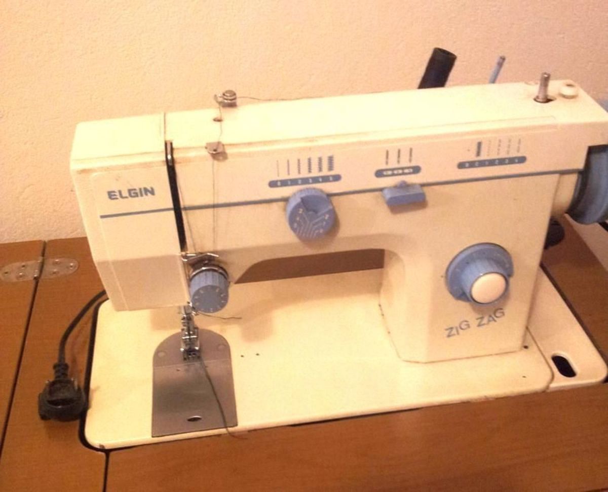 maquina de costura da mamãe - outros maquina de costura elgin - zig zag -  110w