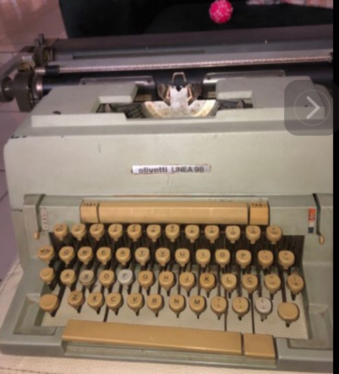 Máquina De Escrever Antiga Cacareco Olivetti Usado 63340965 Enjoei 6327
