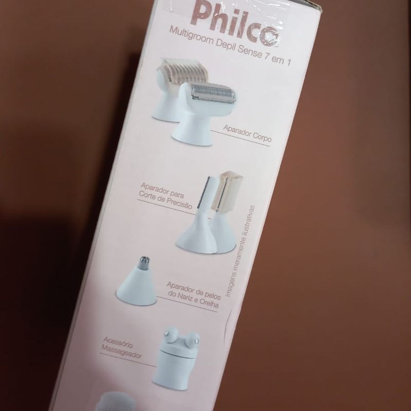 Aparador de Pelos Feminino Multigroom Philco Depil Sense 7 em 1