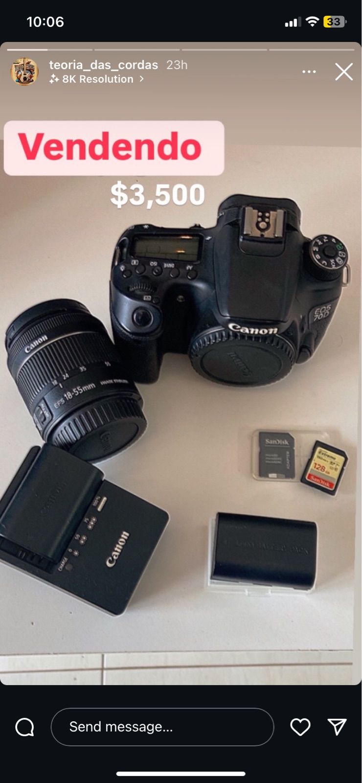 máquina fotográfica canon - outros canon