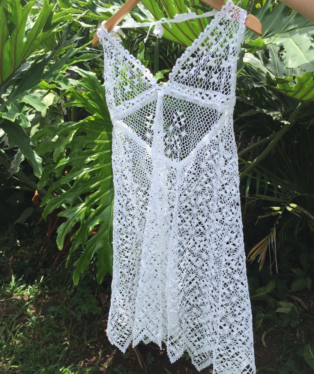 renda de bilro vestido