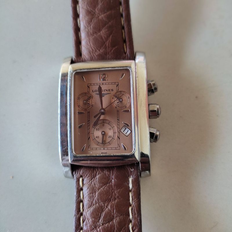 Marca Longines Modelo Dolcevita N mero de Refer ncia L5.656.4 Movimento Quartzo Material da Caixa A Rel gio Masculino Relogio Longines L5656 4 Usado