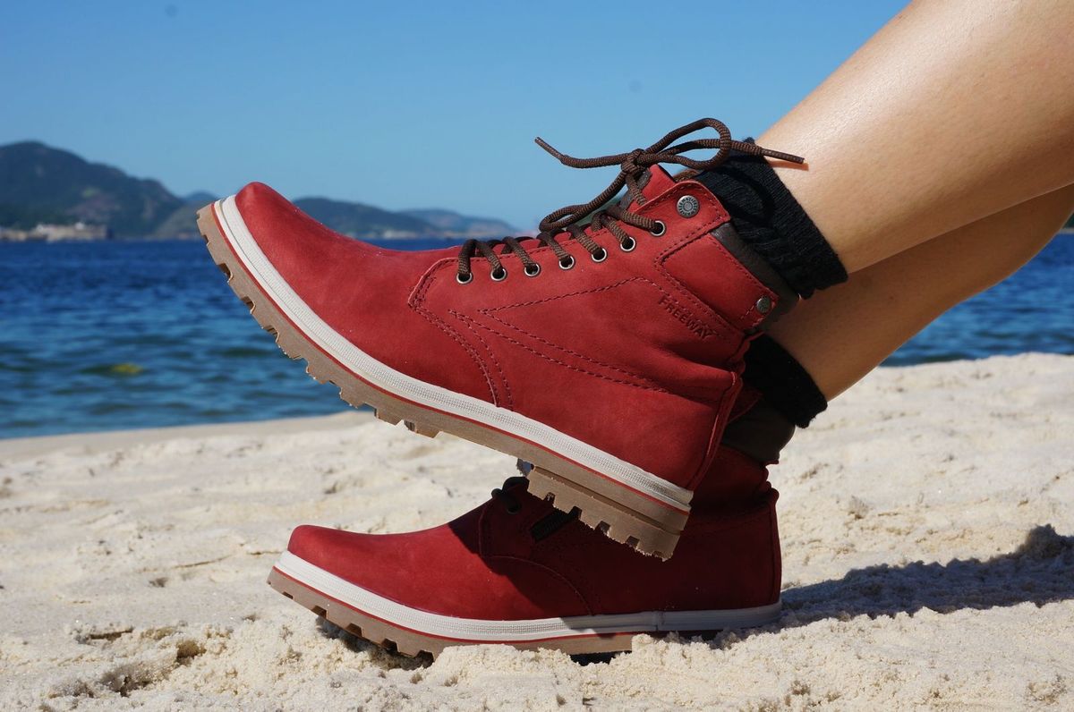 bota coturno freeway feminina