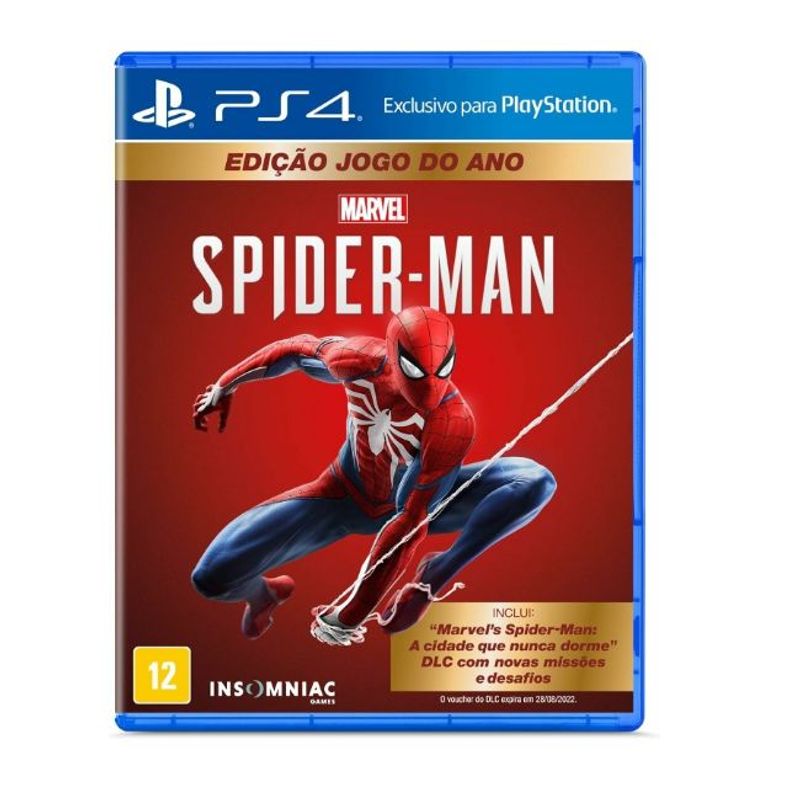 Spider-man Ps4 (homem-aranha) | Jogo de Videogame Sony Usado 34106952 |  enjoei