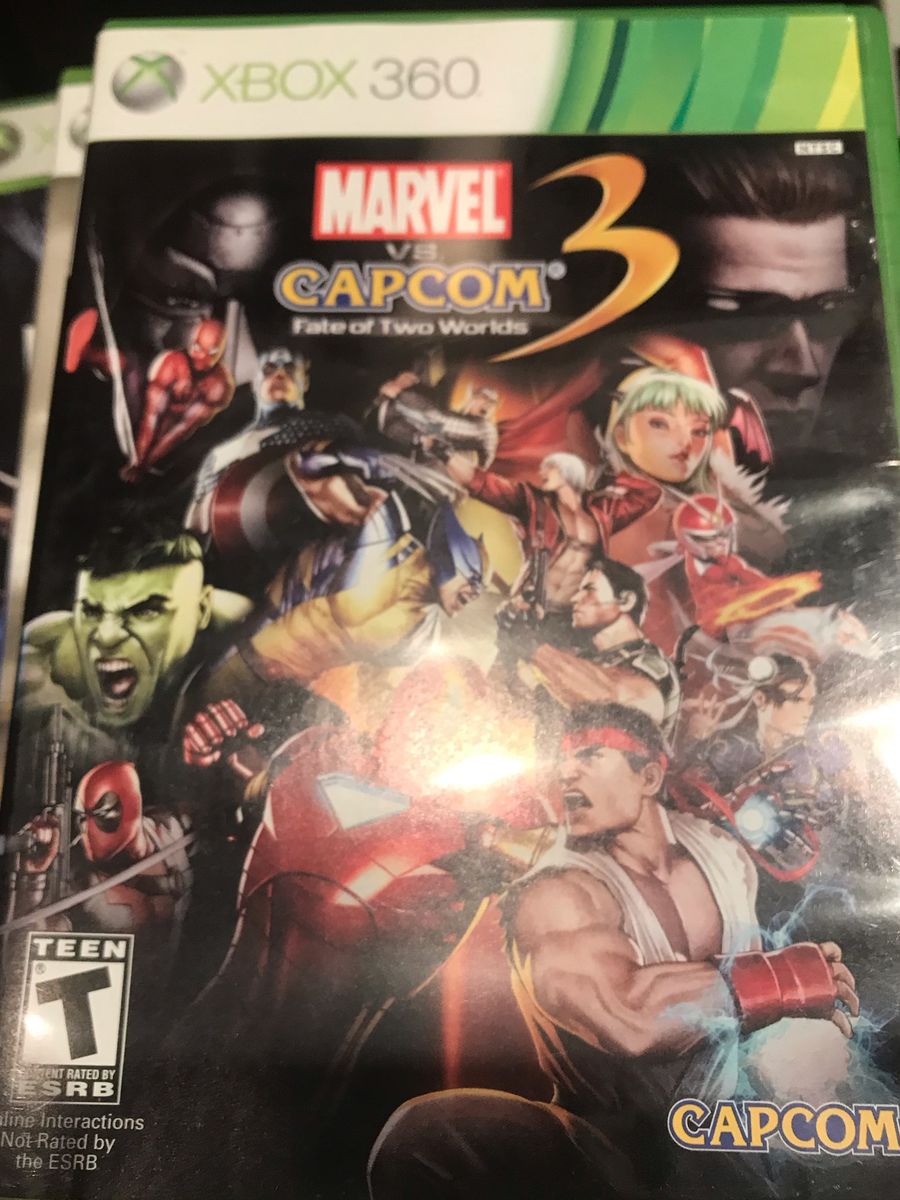 JOGO MARVEL VS CAPCOM 3 FATE OF TWO WORLDS XBOX 360 USADO