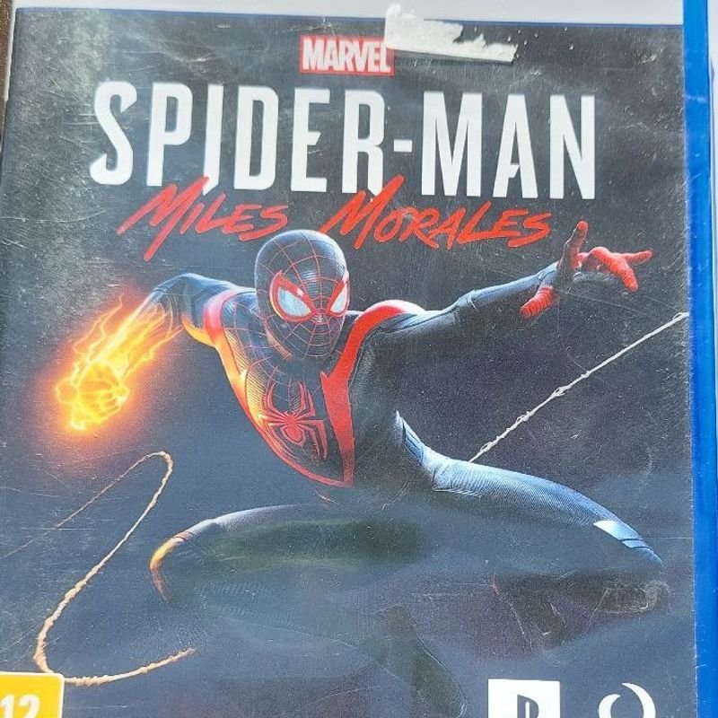 Jogo Homem Aranha Miles Morales Game Ps4/ps5 Midia Fisica