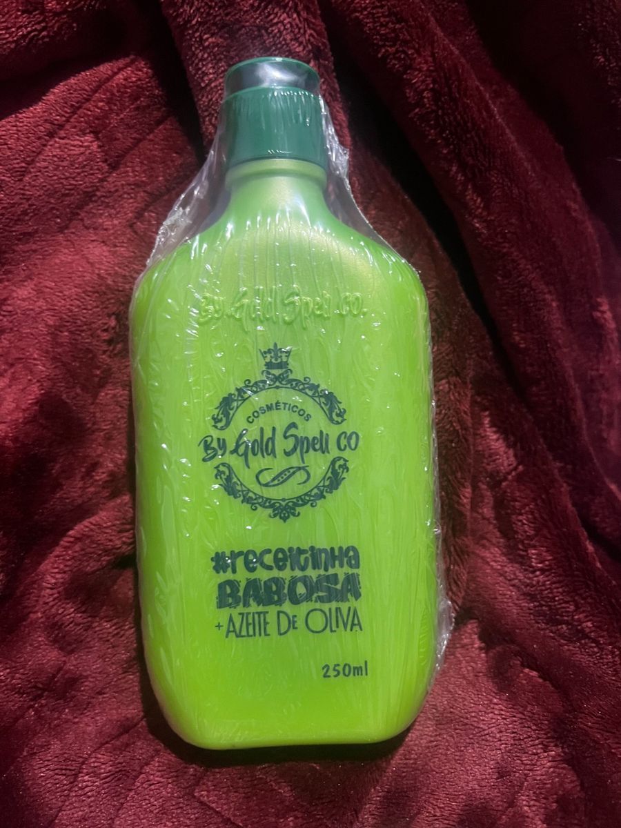 Máscara Gold Spell receitinha de Babosa e Azeite de Oliva 250 Ml