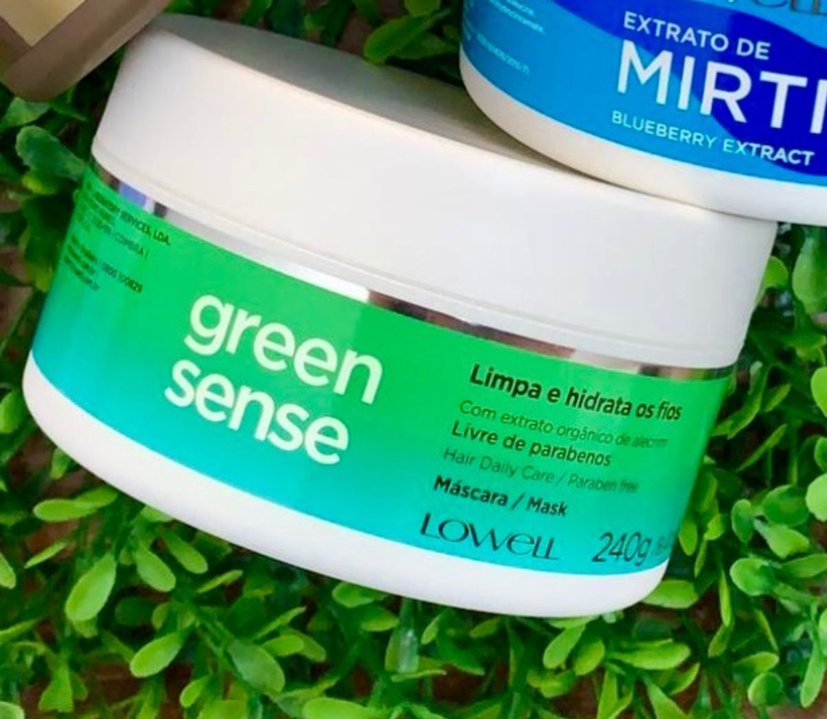 Máscara Hidratante Green Sense Produto p/ Cabelos Feminino Lowell