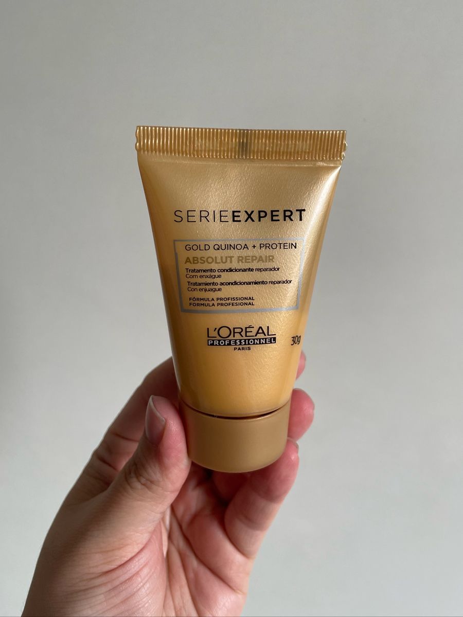 Máscara Loreal Gold Quinoa Protein Produto p/ Cabelos Feminino Loreal
