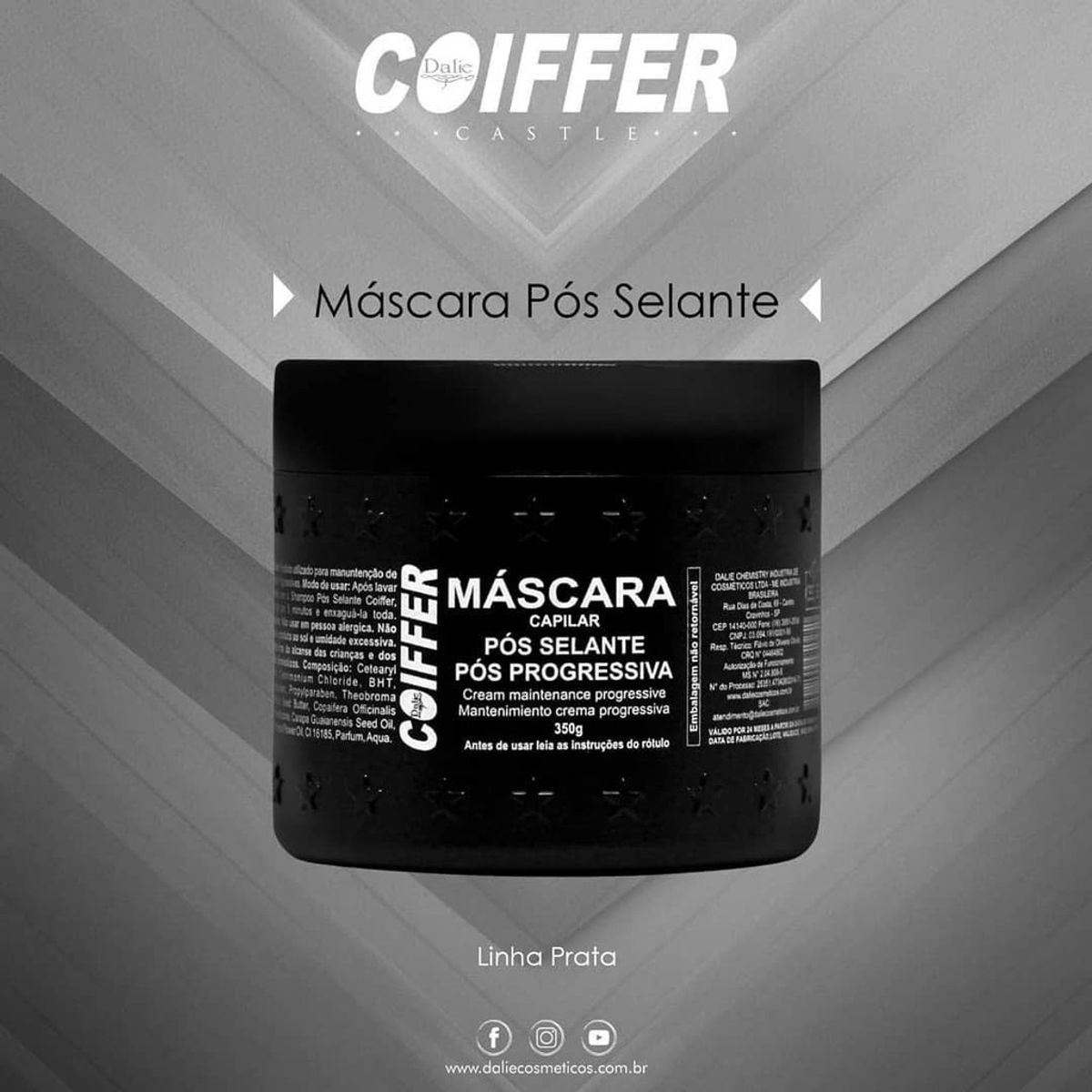 Mascara Pos Selante Coiffer 350g Cosmético Feminino Coiffer Nunca