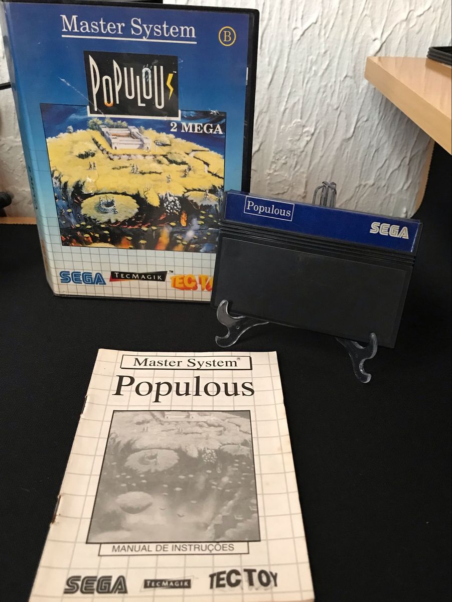 Populous Sega Master System PAL
