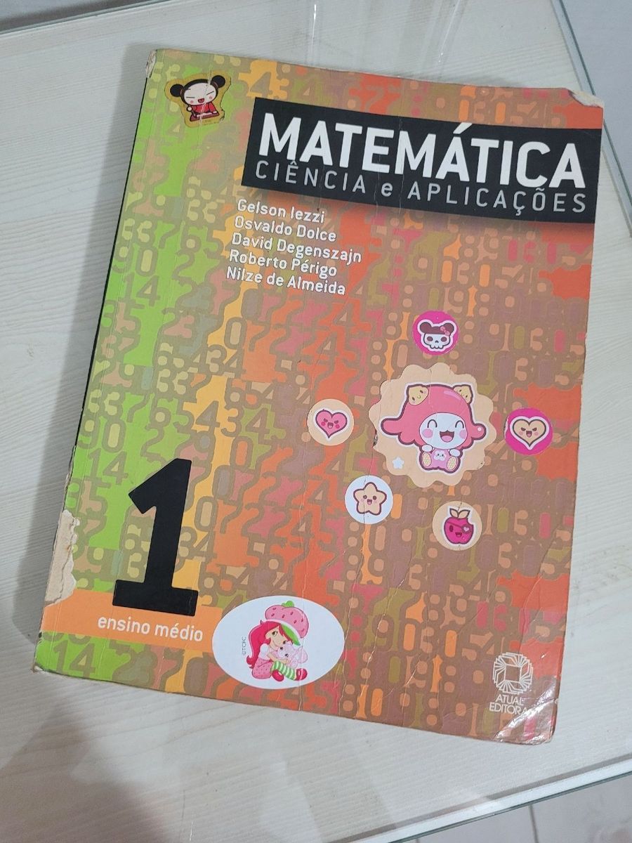 Matemática - Ciência e Aplicações Volume 1 | Livro Atual Editora Usado