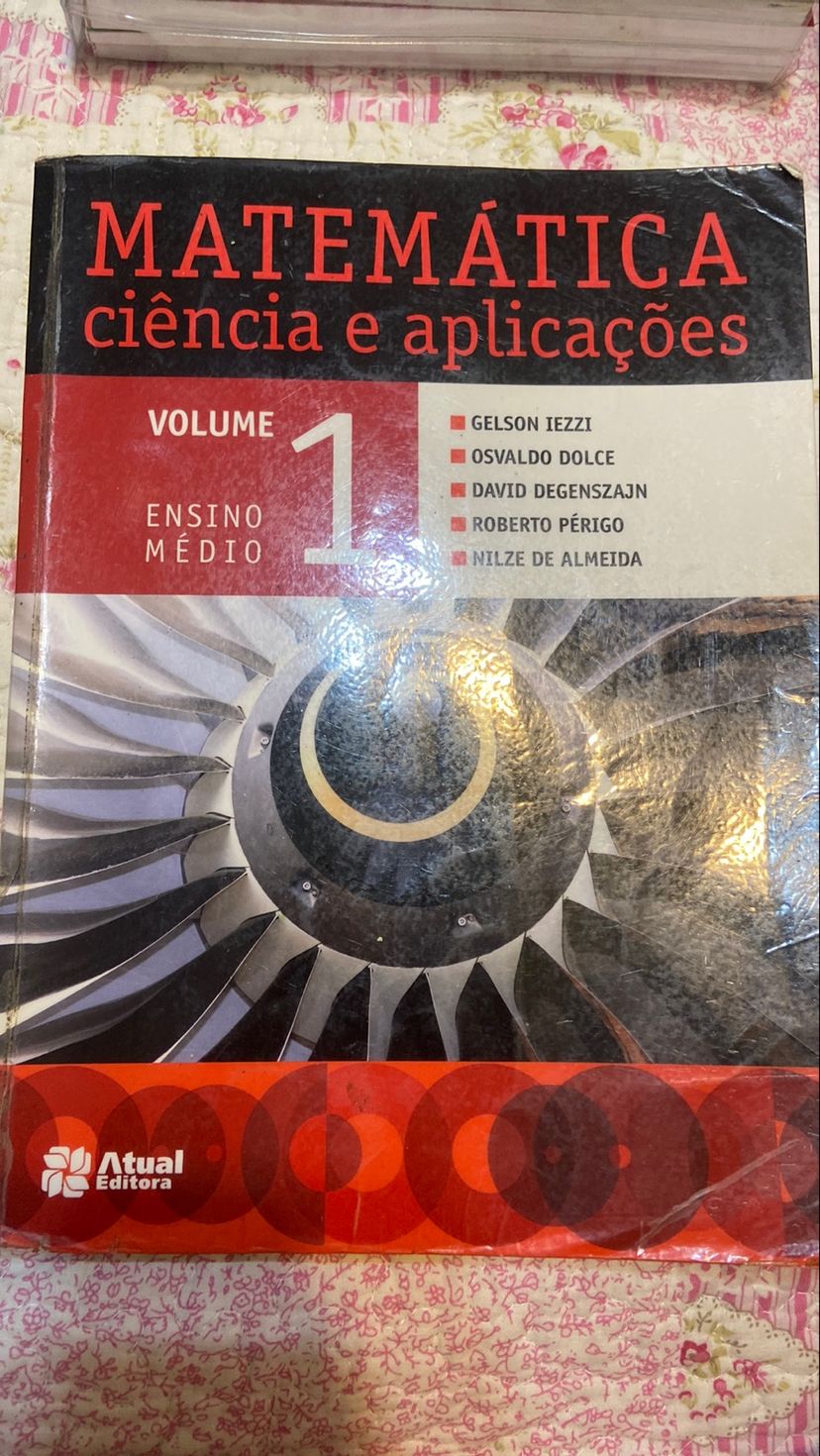 Matemática Ciências e Aplicações | Livro Atual Editora Usado 82738646 ...