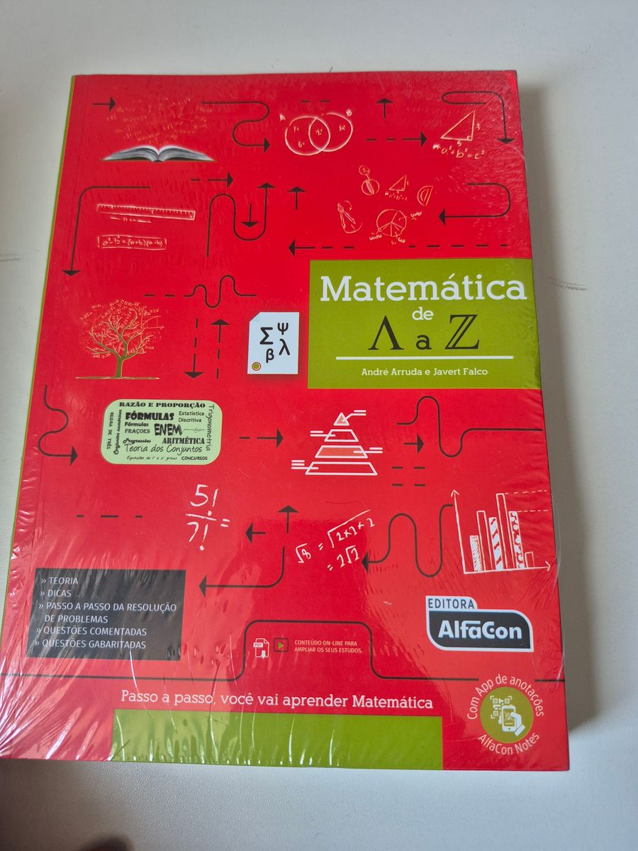 Matemática de a a Z Alfacon | Livro Alfacon Nunca Usado 112954293 | enjoei