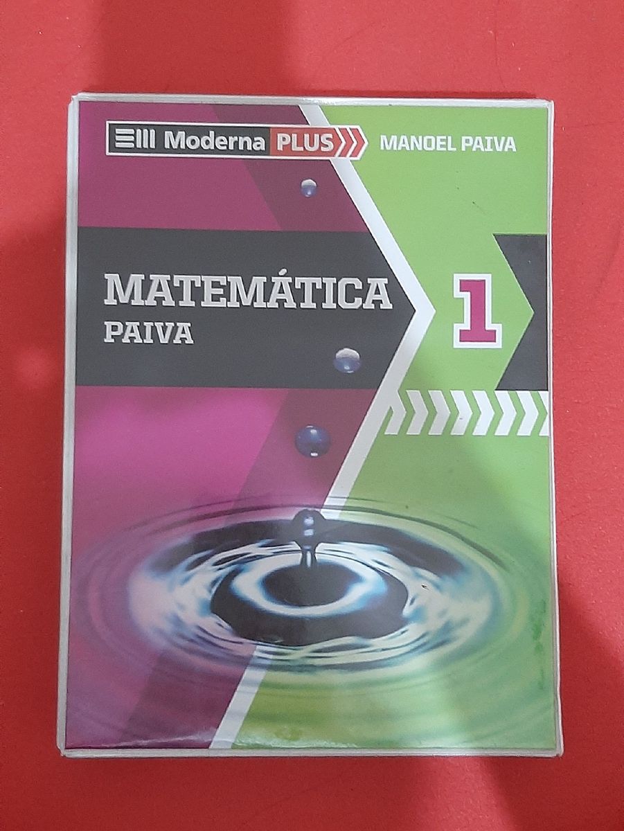 Matemática Manoel Paiva 1 | Livro Editora Moderna Plus Usado 48856932 ...