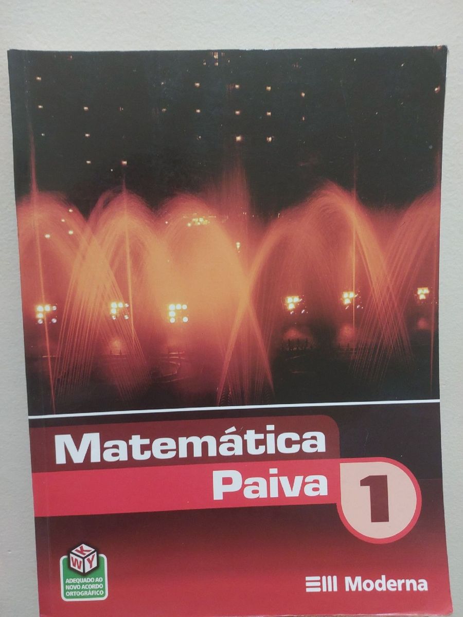 Matemática Paiva - Volume 1 | Livro Moderna Usado 81769809 | Enjoei