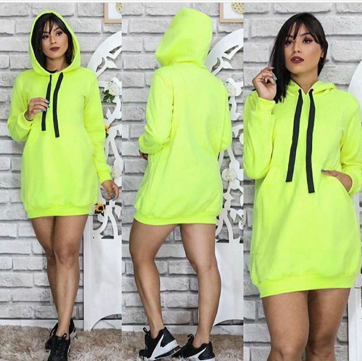 moletom neon feminino