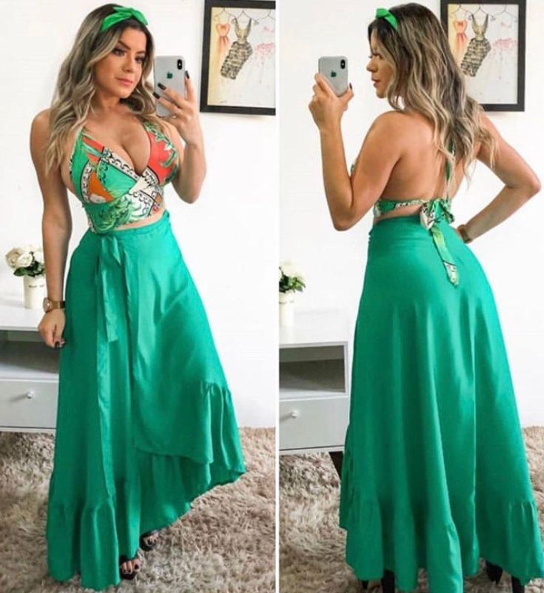 vestido longo vinho