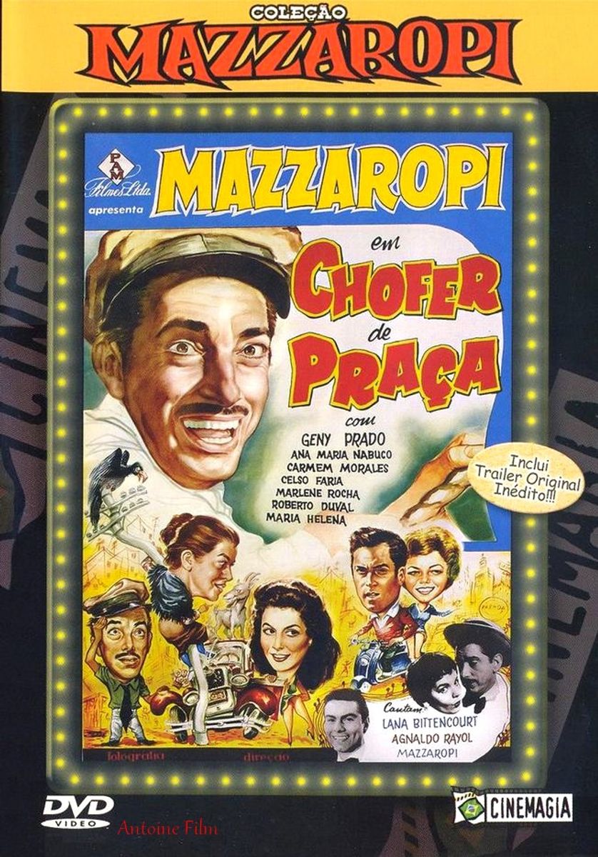 Mazzaropi - Chofer de Praça - Dvd Comedia Nacional Original