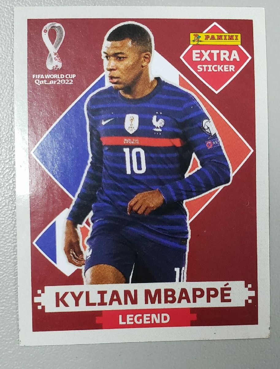 Figurinha Mbappe Legend Base  Item p/ Esporte e Outdoor Fifa