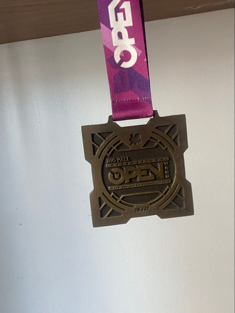 Medalha de Bronze Rio Fall International Open 2023 Ibjjf Jiu Jitsu ...