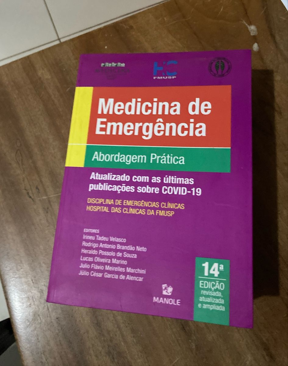 Medicina De Emergência - Abordagem Prática - 14 Edição | Livro Usado ...