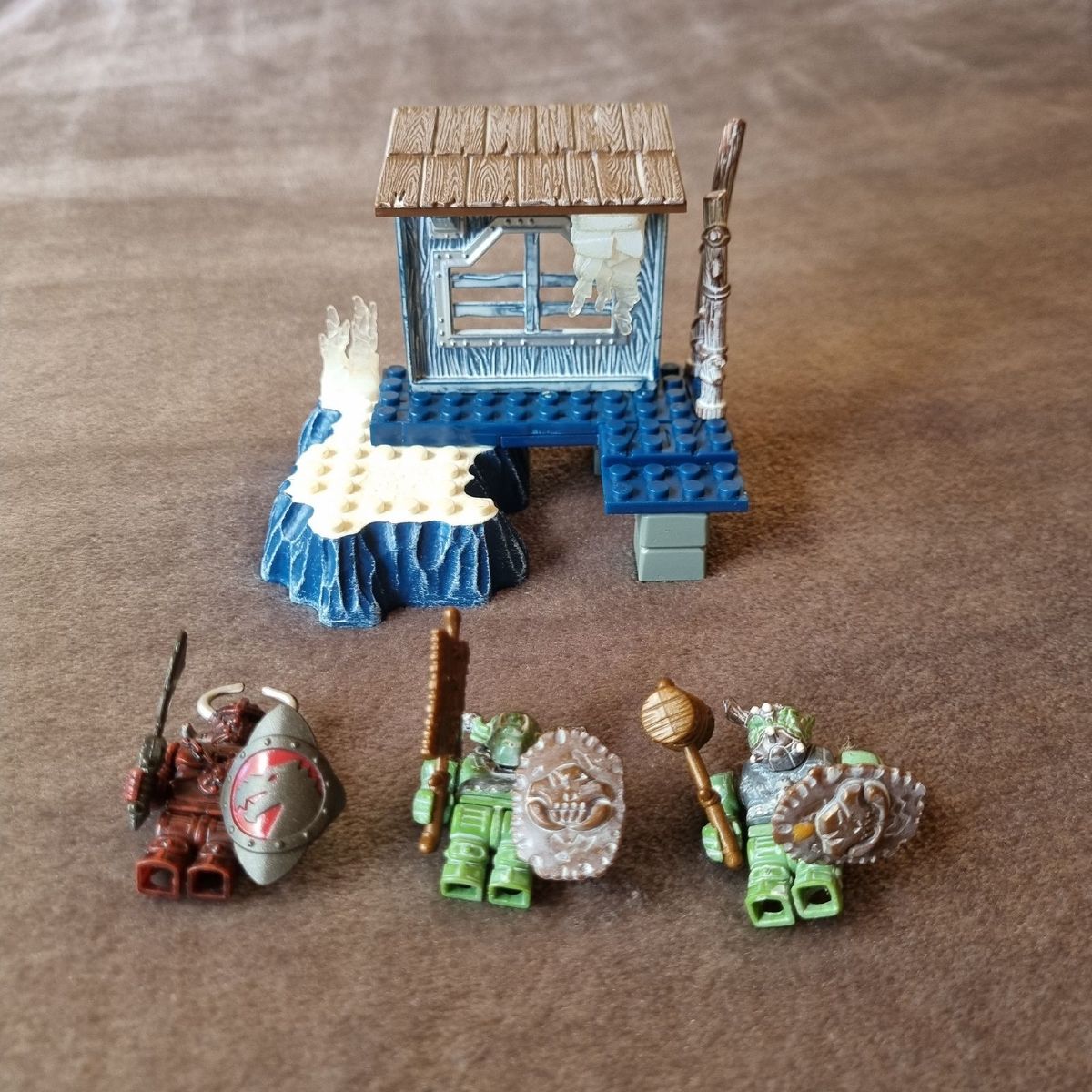 Mega Bloks 9857 Ice Outpost Fire & Ice Dragons Completo | Cacareco Mega ...