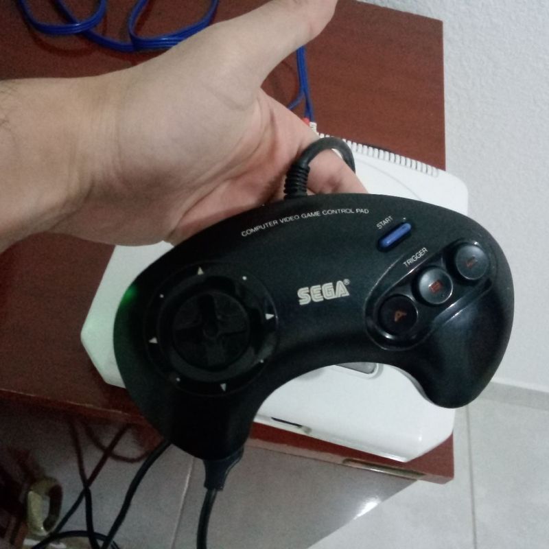 Gameteczone Usado Console Mega Drive III 16 bits 02 Controle +