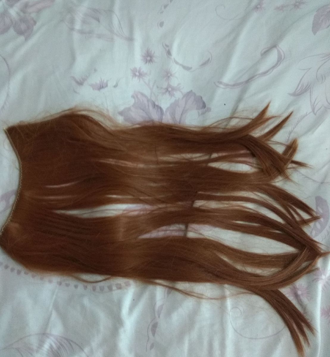 Mega Hair Flip Tiara Ruivo Acobreado Fibra Japonesa Produto p