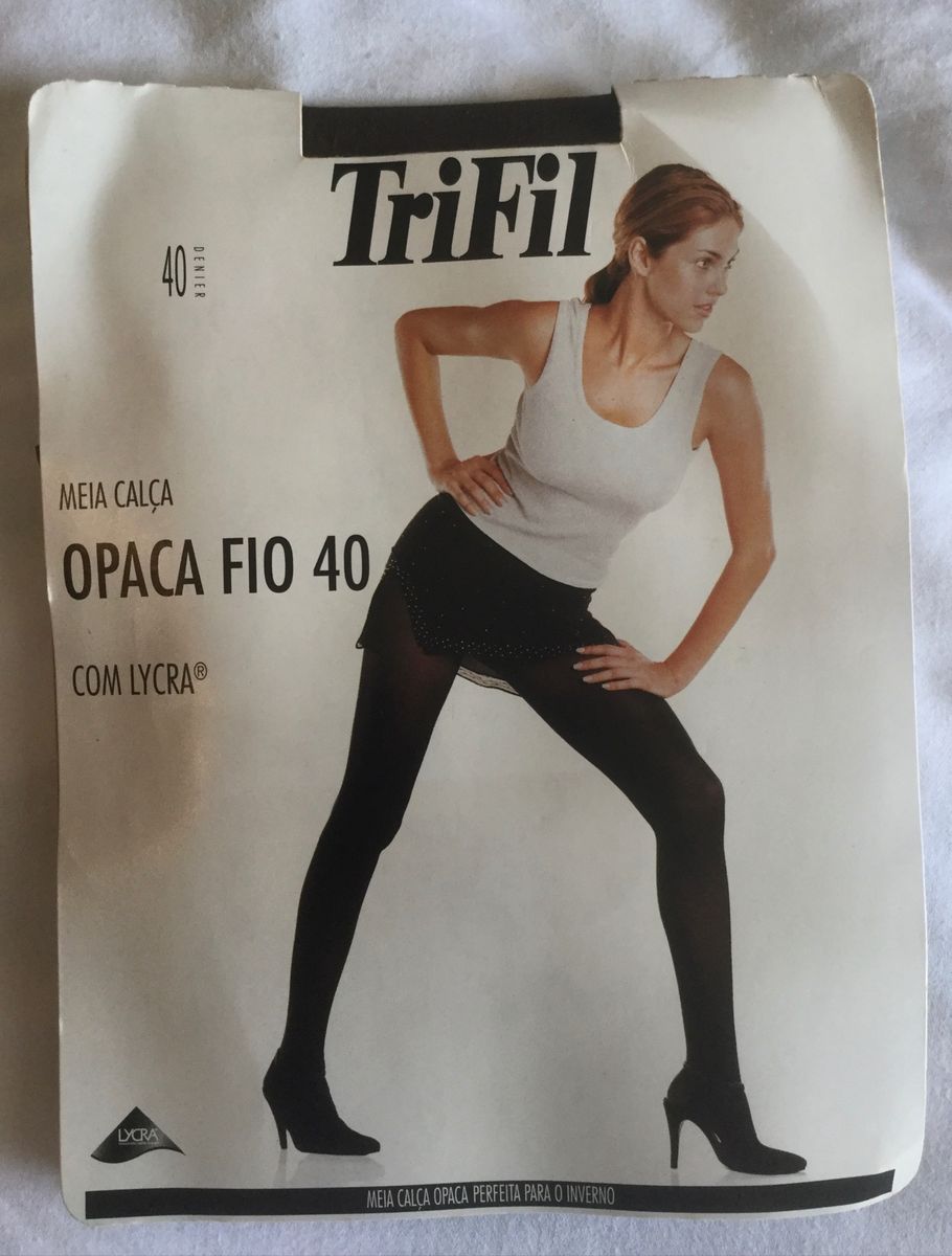 meia calça trifil com lycra