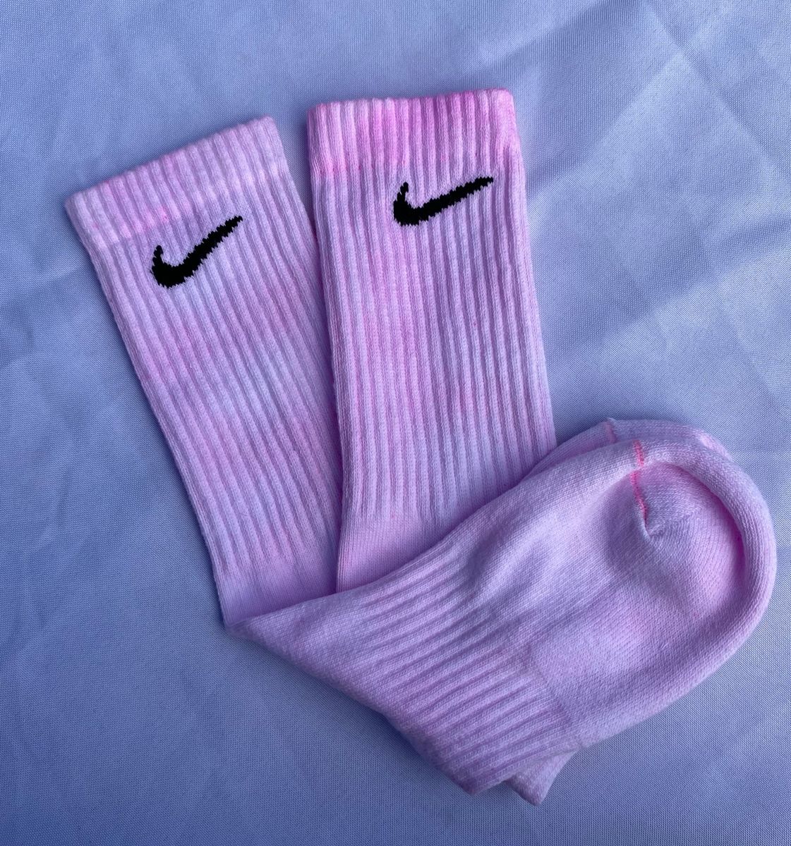 meia nike rosa