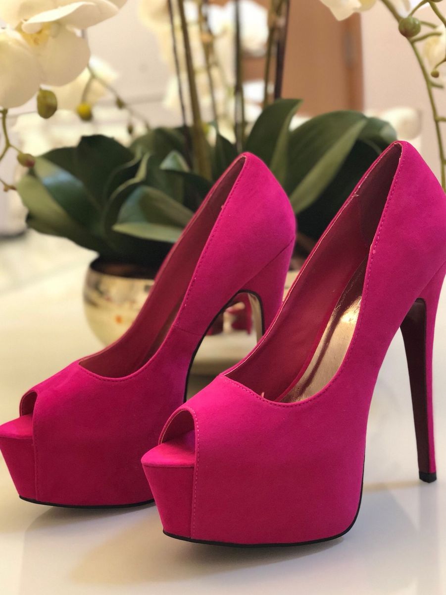 sapatos femininos rosa pink