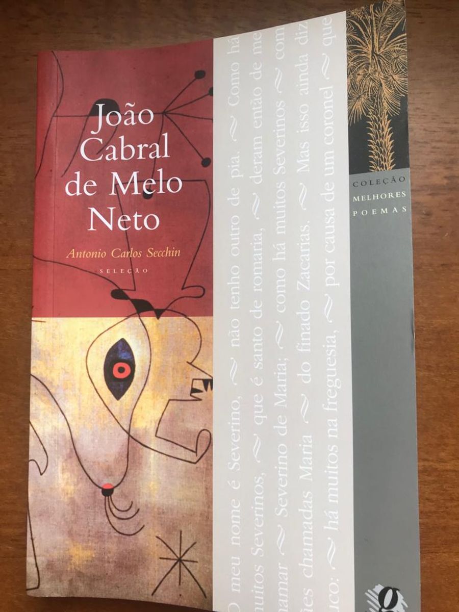 Melhores Poemas João Cabral de Melo Neto Seleção e Prefácio Antonio Carlos Secchin Livro