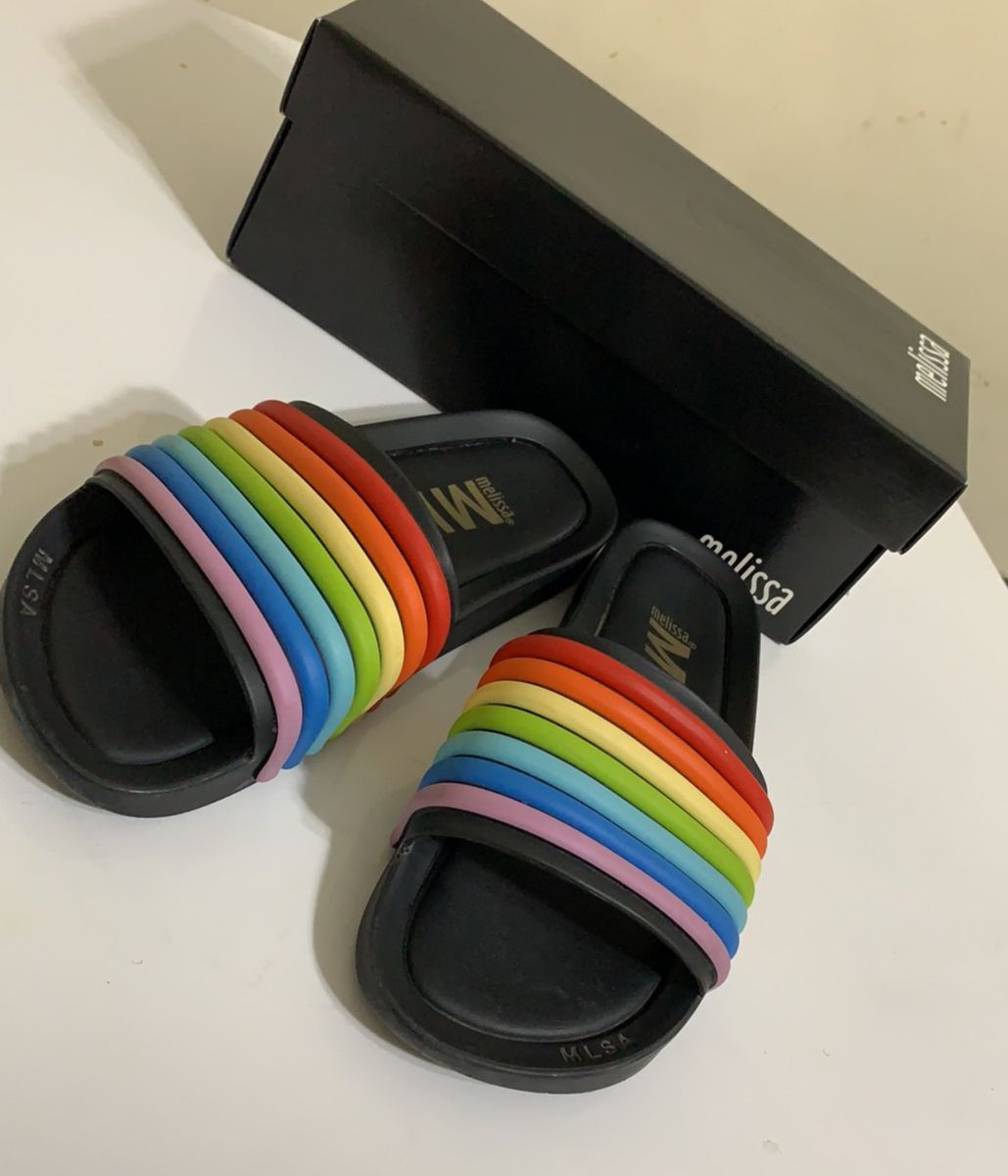 mini melissa rainbow beach slide