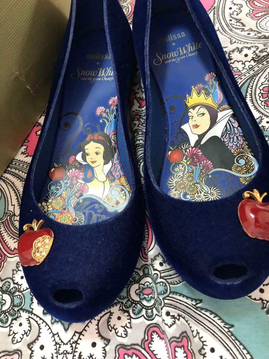 sandalia branca de neve melissa