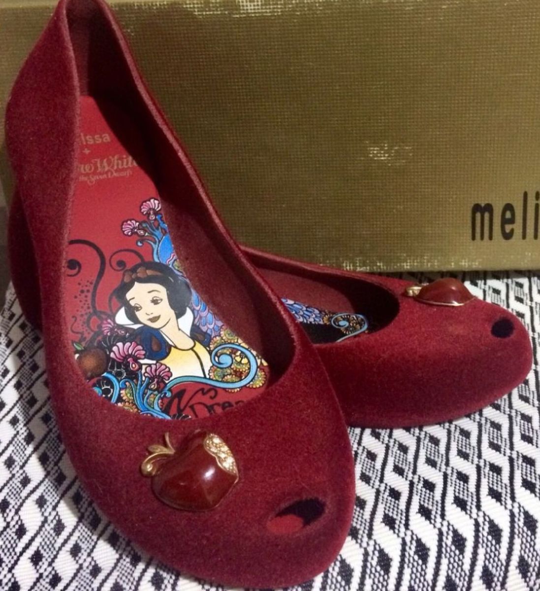 sandalia branca de neve melissa