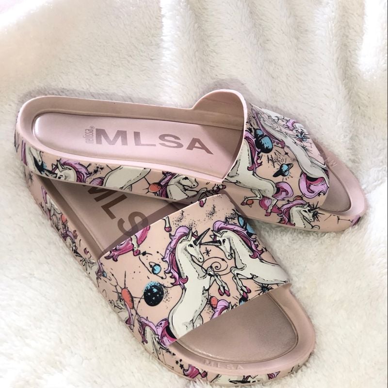 Melissa store chinelo unicornio